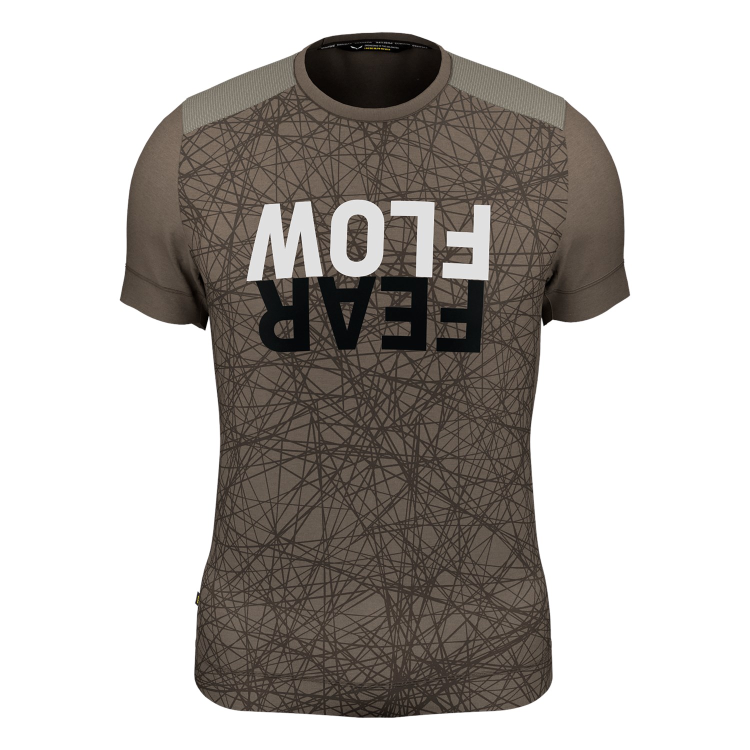 Camisetas Hombre Chile - Salewa Alpine Hemp Print - Marrones - OCPW-68934